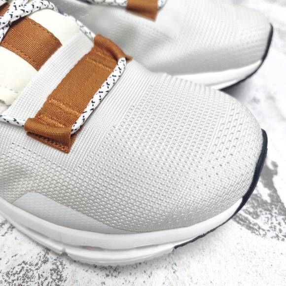 On Running White and Brown Sneakers - Picture 3 of 10